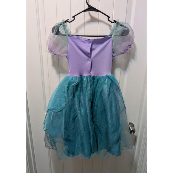 Disney Princess Ariel Halloween Costume Dress Size S (4-6) Little Mermaid - Picture 6 of 12